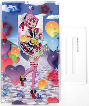 Cargar imagen en el visor de la galería, Pripara - Reona West - BIG Acrylic Stand with Background - Pripara 5th ANNIVERSARY WEB Kuji (B-6 Prize)