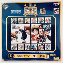 Cargar imagen en el visor de la galería, One Piece - Hattori, Nico Olvia, Nico Robin & Rob Lucci - Ichiban Kuji OP 20th Anniversary - Shikishi