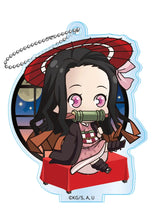 Load image into Gallery viewer, Kimetsu no Yaiba - Kamado Nezuko - Tojikore Machiai Chaya Acrylic Keychain