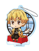 Load image into Gallery viewer, Kimetsu no Yaiba - Agatsuma Zenitsu - Tojikore Machiai Chaya Acrylic Keychain