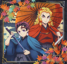 Load image into Gallery viewer, Kimetsu no Yaiba - Tanjirou Kamado & Kyoujurou Rengoku - Small Furoshiki Tapestry - Demon Slayer Kyoto International Manga and Anime Fair 2021 (Kyomafu)