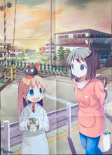 Load image into Gallery viewer, Nichijou - Mai, Mio & Yuuko / Hakase & Shinonome Nano - B2 double-sided poster (Yatsuori) - Monthly Shonen Ace January 2012 Appendix