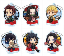 Load image into Gallery viewer, Kimetsu no Yaiba - Kochou Shinobu - Tojikore Machiai Chaya Acrylic Keychain