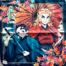 Load image into Gallery viewer, Kimetsu no Yaiba - Tanjirou Kamado & Kyoujurou Rengoku - Small Furoshiki Tapestry - Demon Slayer Kyoto International Manga and Anime Fair 2021 (Kyomafu)