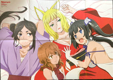 Cargar imagen en el visor de la galería, Her Blue Sky / Is It Wrong to Try to Pick Up Girls in a Dungeon - Aioi Aoi - B2 Double-sided Poster - NewType November 2019 Appendix 2