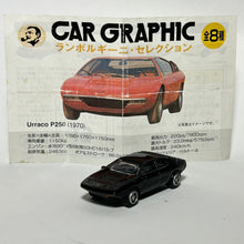 Load image into Gallery viewer, Lamborghini Urraco P250 1970 - Diecast Mini Car - Black - Cuchiwaii