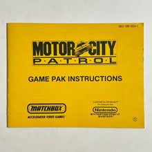 Load image into Gallery viewer, Motor City Patrol - Nintendo NES - Manual (NES-5M) - Cuchiwaii