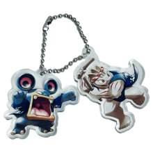 Cargar imagen en el visor de la galería, Pokémon - Machoke & Loudred - Acrylic Keychain - Cuchiwaii