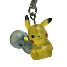 Cargar imagen en el visor de la galería, Pokémon - Pikachu & Piplup - Mascot Strap - Clear ver. - Cuchiwaii