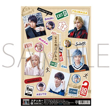 Cargar imagen en el visor de la galería, 2.5 Dimensional Dance Live - SolidS & QUELL on STAGE - S.Q.S Episode 5 Takamura Shiki's Disappearance Case Pamphlet - Sticker SolidS ver. - Cuchiwaii