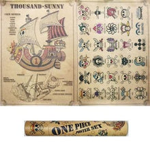 Load image into Gallery viewer, One Piece - Pirate Flag / Thousand Sunny - A3 Poster Set (2 Discs / Cylinder)