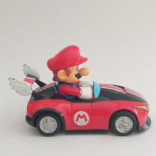 Cargar imagen en el visor de la galería, Mario Kart Wii MARIO Wildstar & Fire Hot Rod Pull Back Car Nintendo 2008 Toy