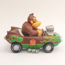 Cargar imagen en el visor de la galería, Mario Kart Wii Donkey Kong DK Pull Back Car Wildstar & Fire Hot Rod Nintendo 2008 Toy