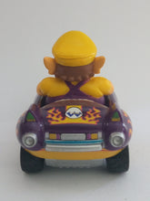 Cargar imagen en el visor de la galería, Mario Kart Wii Wario Pull Back Car Wildstar & Fire Hot Rod Nintendo 2008 Toy