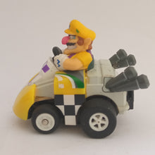 Cargar imagen en el visor de la galería, Mario Kart Wii Wario Choro Q Pull Back Car Nintendo 2005 Toy