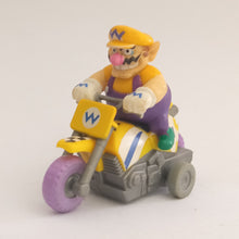 Load image into Gallery viewer, Mario Kart Wii Wario Pull Back Mini Car Bike Toy Nintendo 2008