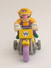 Load image into Gallery viewer, Mario Kart Wii Wario Pull Back Mini Car Bike Toy Nintendo 2008