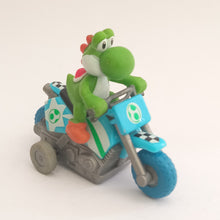 Cargar imagen en el visor de la galería, Mario Kart Wii Yoshi Pull Back Mini Car Bike Toy Nintendo 2008