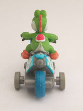 Cargar imagen en el visor de la galería, Mario Kart Wii Yoshi Pull Back Mini Car Bike Toy Nintendo 2008