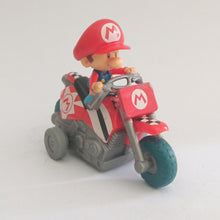 Cargar imagen en el visor de la galería, Mario Kart Wii Baby Mario Pull Back Mini Car Bike Toy Nintendo 2008