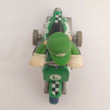 Cargar imagen en el visor de la galería, Mario Kart Wii Luigi Pull Back Mini Car Bike Toy Nintendo 2008
