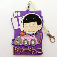 Cargar imagen en el visor de la galería, Osomatsu-san - Ichimatsu - Iyami Cart Rubber Pass Case (Sega)