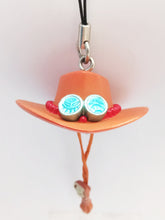 Cargar imagen en el visor de la galería, One Piece Porgass D. Ace Hat Keychain Mascot Key Holder Strap