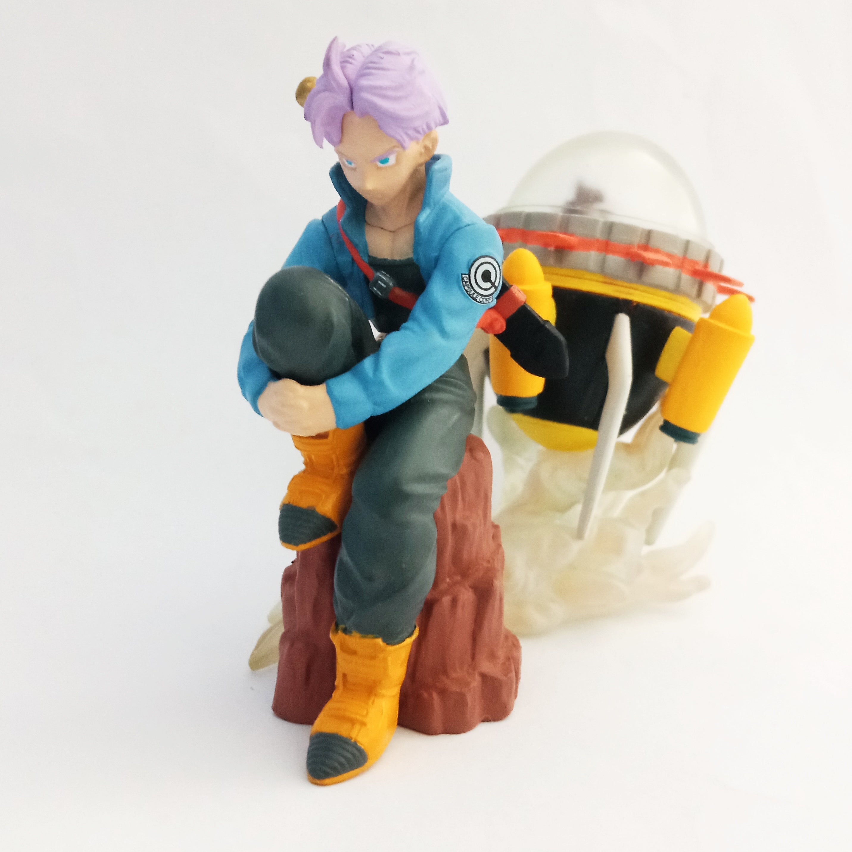 Venda 6pcs 6-8cm dragon ball z trunks do anime figura de um super