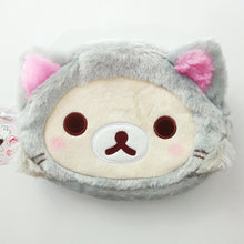 Load image into Gallery viewer, Rilakkuma - Korilakkuma and Cute Cats - Pouch with Cat Gusset - San-X (System Service)