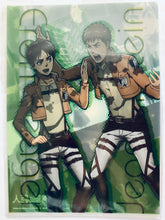Cargar imagen en el visor de la galería, Shingeki no Kyojin - Eren Yeager & Jean Kirstein - A4 Clear File - Ichiban Kuji Attack on Titan - Fly! Survey Corps!! ~ G Prize