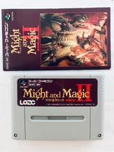 Load image into Gallery viewer, Might And Magic Book II - Super Famicom - SFC - Nintendo - Japan Ver. - NTSC-JP - Cart & Manual (SHVC-MV)