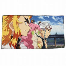 Load image into Gallery viewer, Kimetsu no Yaiba - Rengoku Anjuro, Kanroji Mitsuri & Uzui Tengen - Bath Towel 5