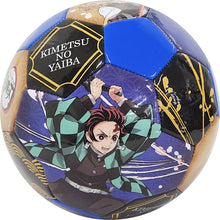 Load image into Gallery viewer, Kimetsu no Yaiba (Tanjirou, Nezuko, Zenitsu, Inosuke & Rengoku) KY-66C Soccer Ball 2 Blue No. 5