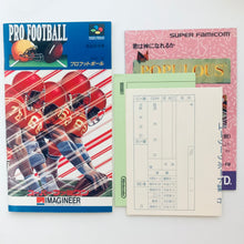 Load image into Gallery viewer, Pro Football - Super Famicom - SFC - Nintendo - Japan Ver. - NTSC-JP - Cart & Manual (SHVC-FB)