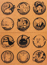 Cargar imagen en el visor de la galería, Weekly Shonen Jump & Saikyo Jump 2016 Spring 30,000 Gifts W Chance Winning Cork Coaster Set (12 pieces set)