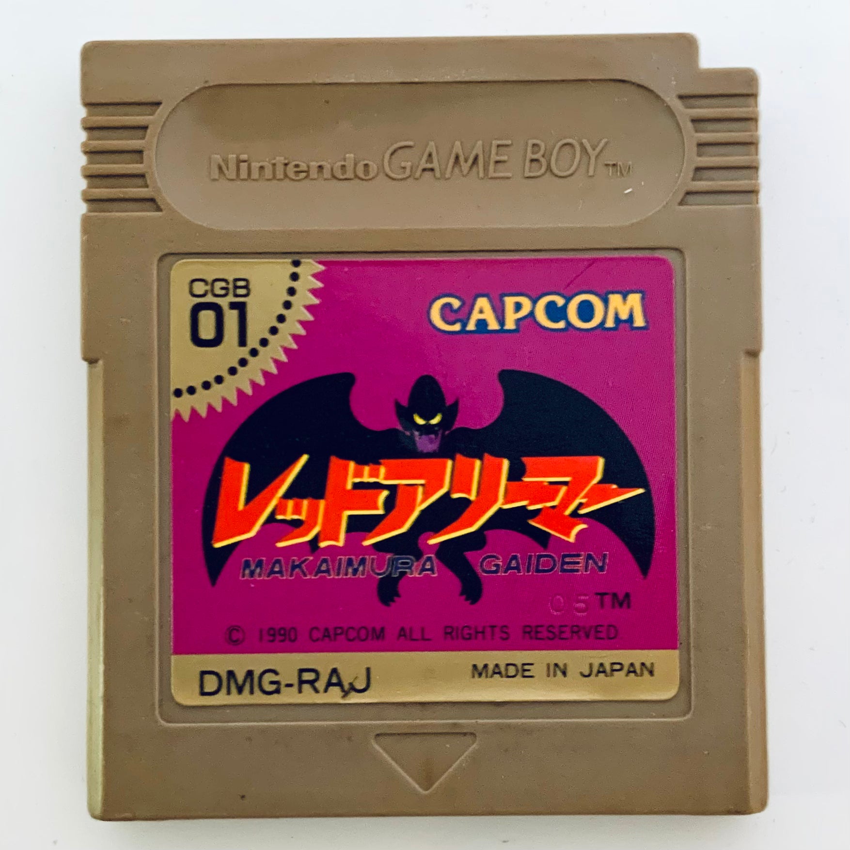 Red Arremer: Makai-Mura Gaiden (DMG-RAJ) Sur Game Boy – État Correct – Japon