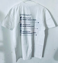 Load image into Gallery viewer, THE IDOLM@STER MILLION LIVE! 6thLIVE TOUR UNI-ON@IR!!!! Official T-shirt White M size