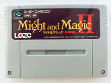 Load image into Gallery viewer, Might And Magic Book II - Super Famicom - SFC - Nintendo - Japan Ver. - NTSC-JP - Cart & Manual (SHVC-MV)