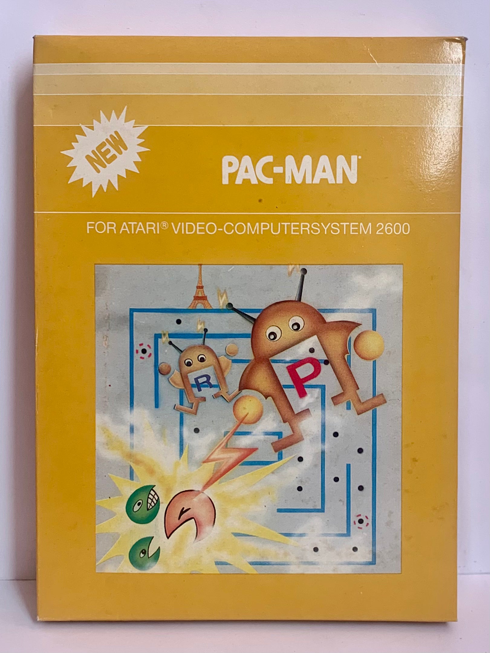 Pac-Man Atari 2600 NTSC - Complet Mais Boîte Abîmée