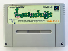 Cargar imagen en el visor de la galería, Lemmings - Super Famicom - SFC - Nintendo - Japan Ver. - NTSC-JP - Cart (SHVC-LE)