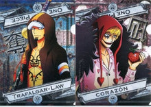 Cargar imagen en el visor de la galería, ONE PIECE - Law & Corazon - A4 Clear File Set of 2 - Mugiwara Store Collaboration ver. - Ichiban Kuji OP Memories 2 - G Award