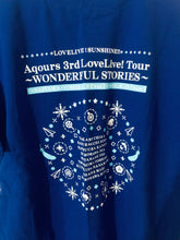 Cargar imagen en el visor de la galería, Love Live! Sunshine!! Aqours - SAITAMA T-shirt Blue - 3rd LoveLive! Tour ~WONDERFUL STORIES~ S size