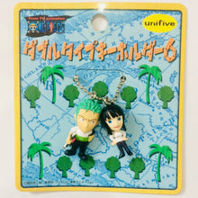 Cargar imagen en el visor de la galería, One Piece - Zoro & Robin - Unifive W Type Keychain - Keyholder