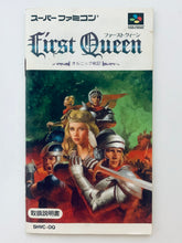 Load image into Gallery viewer, First Queen - Super Famicom - SFC - Nintendo - Japan Ver. - NTSC-JP - Cart & Manual (SHVC-OQ)