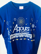 Load image into Gallery viewer, Love Live! Sunshine!! Aqours - SAITAMA T-shirt Blue - Aqours 2nd LoveLive! HAPPY PARTY TRAIN TOUR - S size
