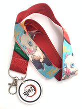 Load image into Gallery viewer, Kimetsu no Yaiba - Tanjirou, Nezuko, Zenitsu & Inosuke - Demon Slayer x Asakusa Neck Strap (Mini Chara) - Lanyard