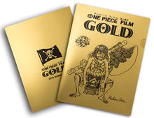 Load image into Gallery viewer, One Piece Film Gold - Kintaro Luffy - A4 Golden Clear File - Theater 1st Advance Ticket Benefit
