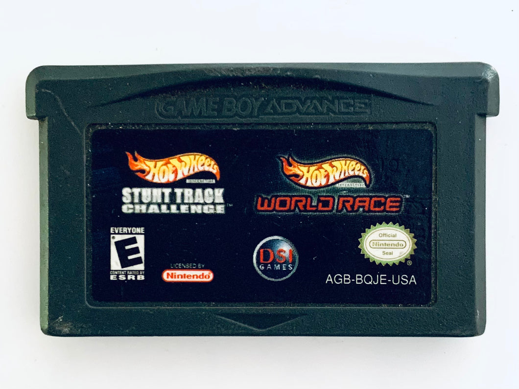 Hot Wheels: Stunt Track Challenge & World Race - GameBoy Advance - SP - Micro - Player - Nintendo DS - Cartridge (AGB-BQJE-USA)