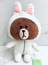 Load image into Gallery viewer, LINE TOWN Brown Headgear BIG Plush Toy - Rabbit ver.