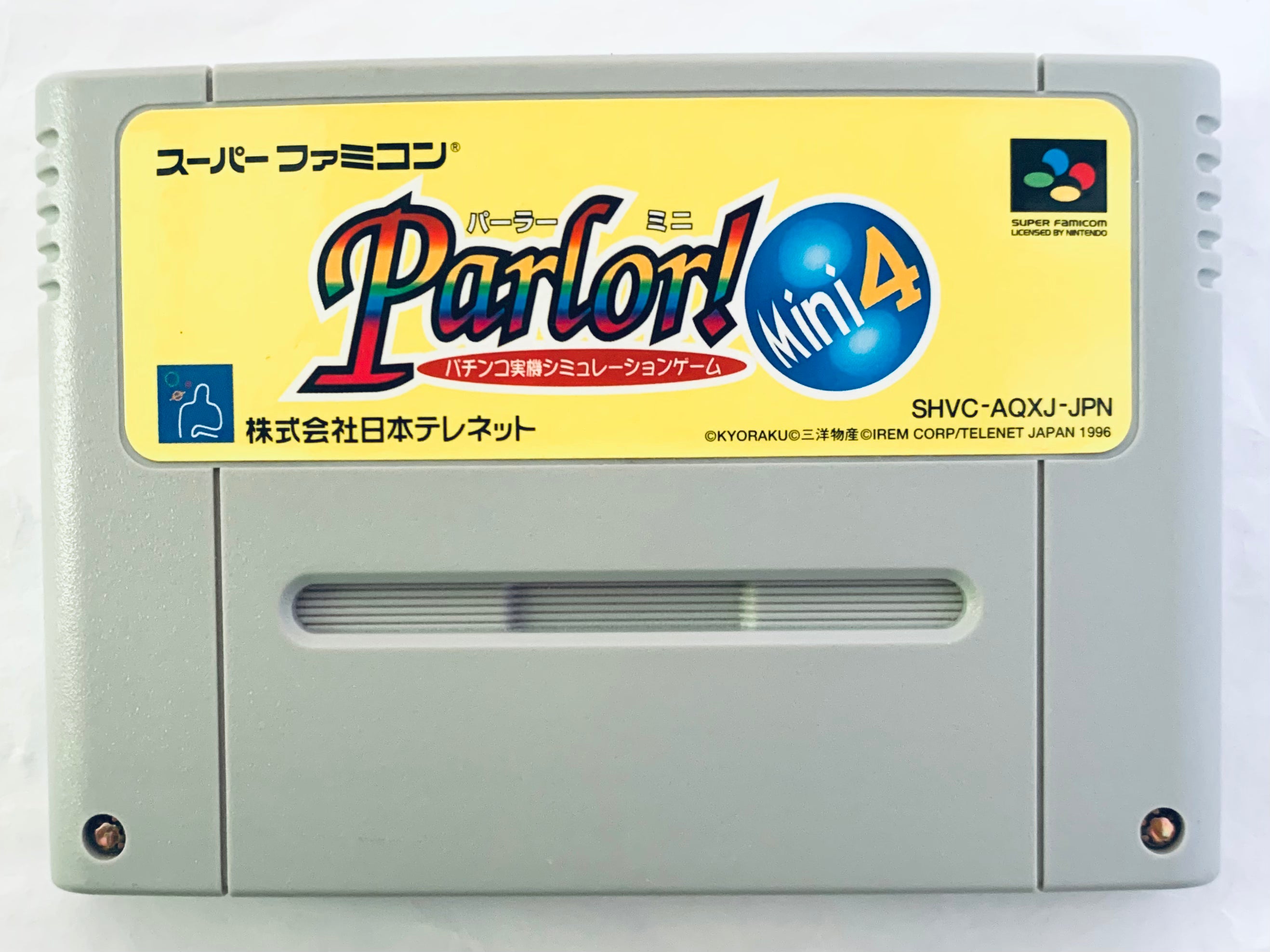 Parlor! Mini 4 - Super Famicom - SFC - Nintendo - Japan Ver. - NTSC-JP -  Cart (SHVC-AQXJ-JPN)